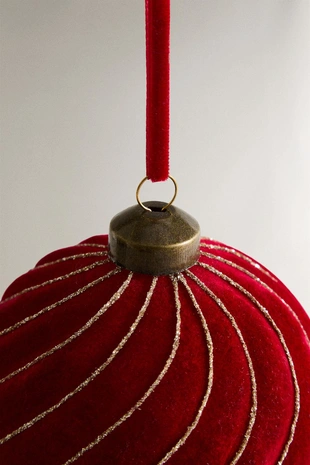 Рождественский шар-украшение для елки SPIRAL BAUBLE- Заказать в России