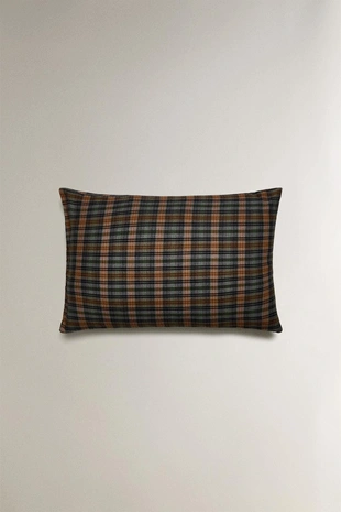 Наволочка из фланели в клетку- Заказать в России