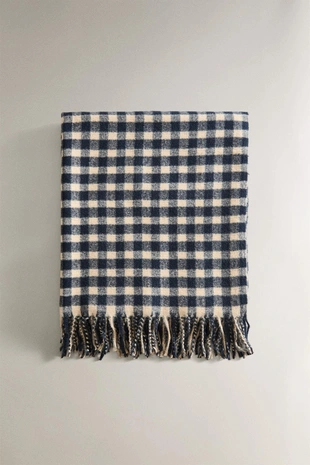 Плед SOFT GINGHAM CHRISTMAS- Заказать в России