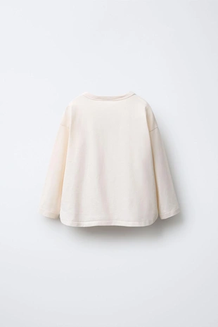 Купить Zara Лонгслив с вышивкой в виде домика
