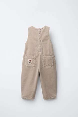 Купить Zara Длинный вельветовый комбинезон