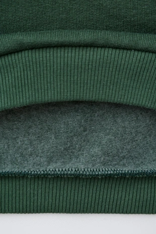 BEAR SWEATSHIRT AND RIBBED FLORAL LEGGINGS SET- Заказать в России