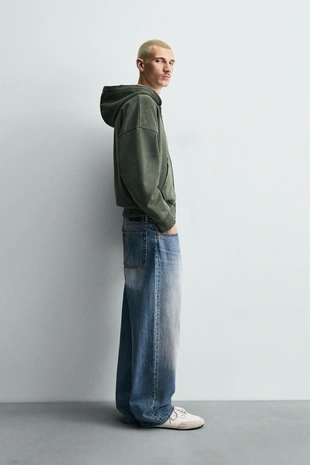 Толстовка в клетку с капюшоном- Заказать в России