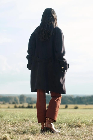 Пальто LIMITED EDITION из шерстяной смеси с двубортной застежкой- Заказать в России