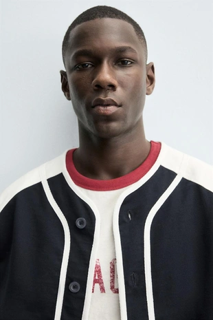 Куртка с цветными блоками- Заказать в России