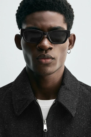 Укороченная куртка блестящая текстурированная- Заказать в России