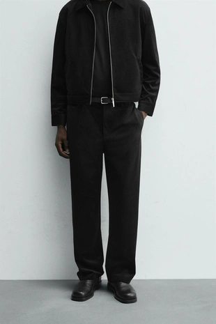 Брюки из рельефного вельвета- Заказать в России