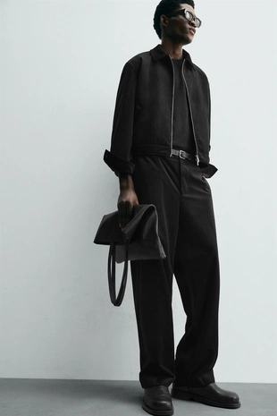 Брюки из рельефного вельвета- Заказать в России