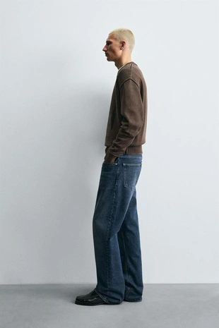 Свитер с принтом и эффектом потертости- Заказать в России