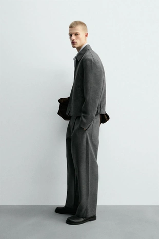 Брюки BALLOON FIT с защипами- Заказать в России