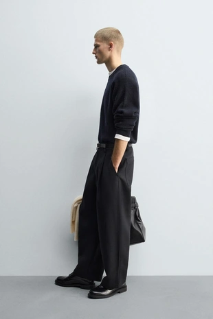 Свитер геометрического кроя из рельефной ткани- Заказать в России