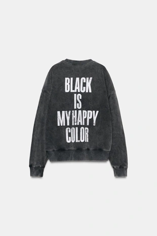 Футболка с эффектом потертости WEDNESDAY©- Заказать в России