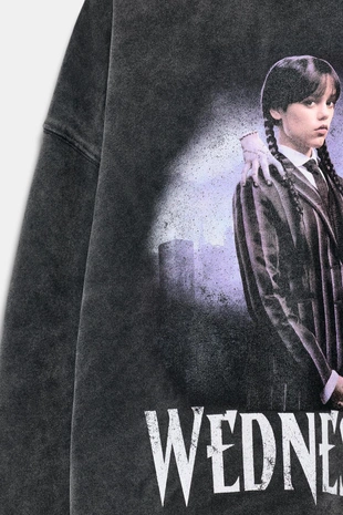 Футболка с эффектом потертости WEDNESDAY©- Заказать в России