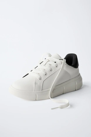 White | 4418/630/001 - Zara Объемные кеды