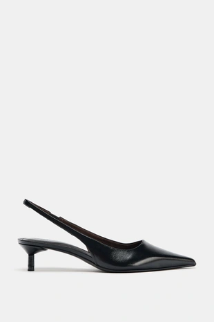 Купить Zara Кожаные туфли-мюли