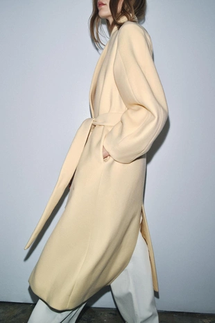 Пальто оверсайз из смесовой шерсти — ZW COLLECTION- Заказать в России