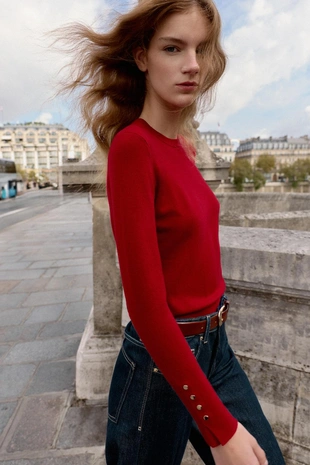 Базовый однотонный свитер