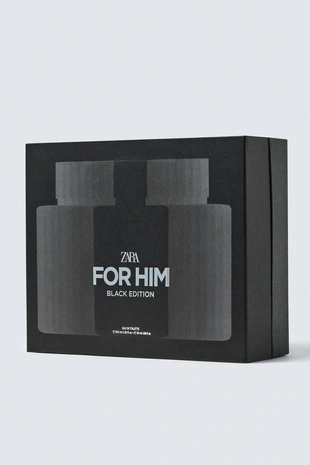 FOR HIM BLACK EDITION EDT SET, 100 мл (3.4 FL.OZ) + 50 мл (1.7 FL. OZ)- Заказать в России