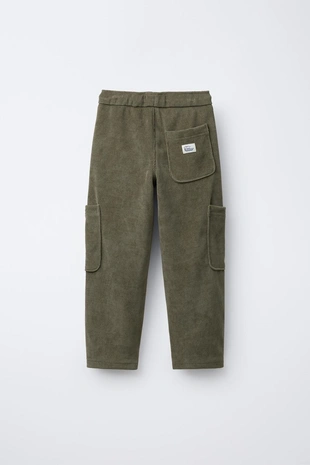 Вельветовые брюки с карманами- Заказать в России