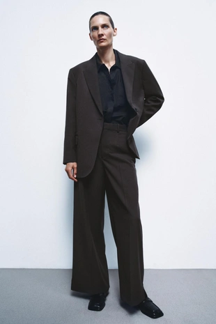 Купить Zara Кожаные лоферы LIMITED EDITION