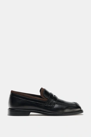 Black | 1544/610/800 - Zara Кожаные лоферы LIMITED EDITION