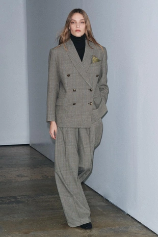 Блейзер в клетку из шерсти — ZW COLLECTION- Заказать в России