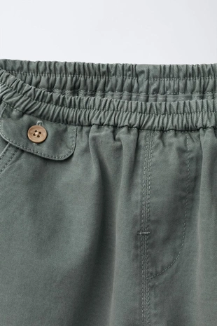 Брюки BALLOON с разрезами- Заказать в России