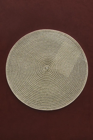 Круглый рождественский плетеный коврик (набор из 2 штук)- Заказать в России