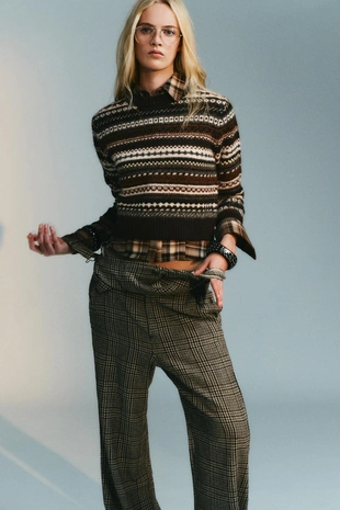 Multicoloured | 5755/137/330 - Zara Жаккардовый свитер