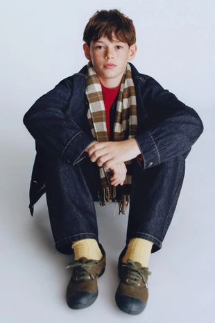 Шарф в клетку BENSIMON ® X ZARA- Заказать в России