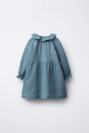 Платье в клетку из рельефной ткани BENSIMON ® X ZARA- Заказать в России