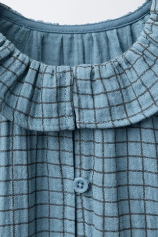 Платье в клетку из рельефной ткани BENSIMON ® X ZARA- Заказать в России