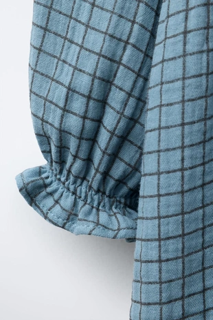 Платье в клетку из рельефной ткани BENSIMON ® X ZARA- Заказать в России