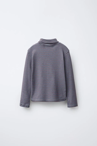 Лонгслив в полоску с воротником-стойкой BENSIMON ® X ZARA