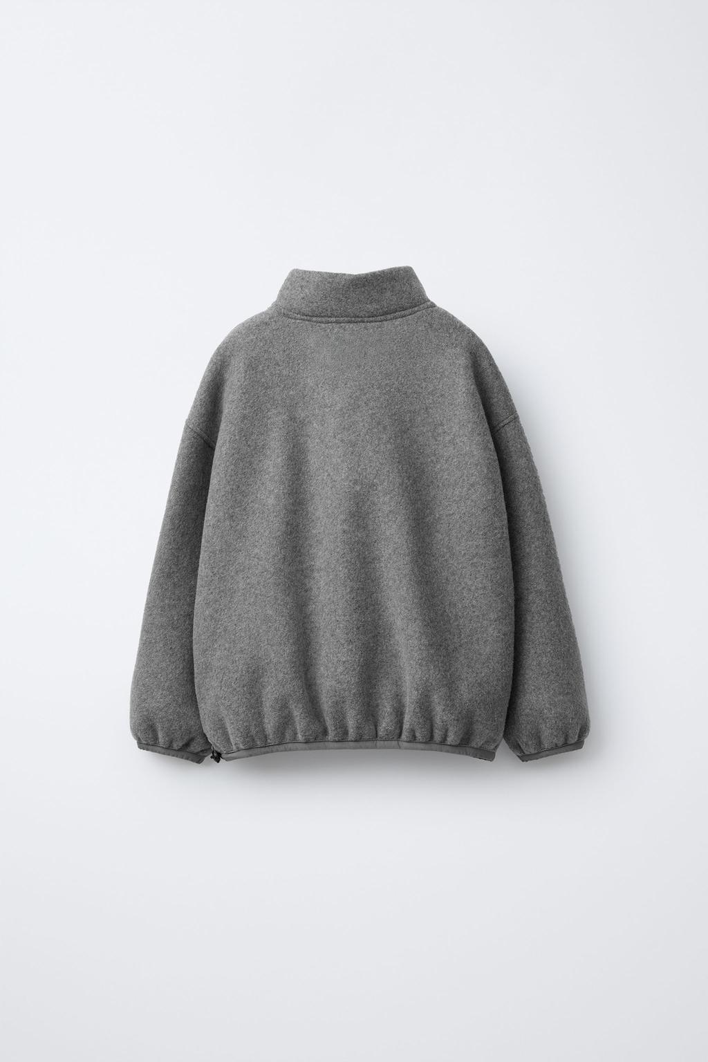 ТОЛСТОВКА ИЗ ПОЛАРФЛИСА BENSIMON ® X ZARA С НАШИВКОЙ