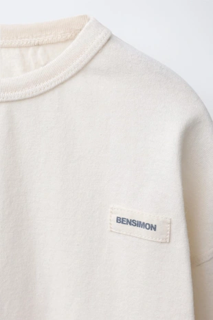 Футболка с этикеткой BENSIMON ® X ZARA- Заказать в России