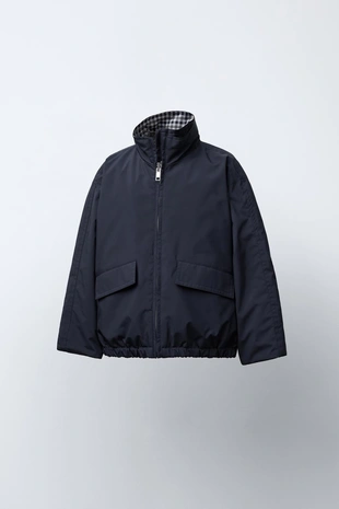 Двусторонняя куртка в клетку WATER REPELLENT BENSIMON ® X ZARA- Заказать в России