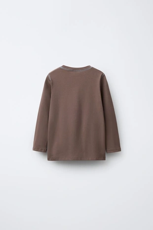 Multicoloured | 8501/345/330 - Zara Набор из двух контрастных футболок оверлок