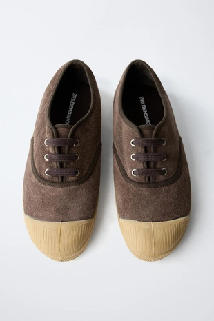 Кожаные кроссовки BENSIMON ® X ZARA- Заказать в России
