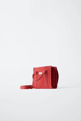 Red | 1257/630/600 - Zara Мини-сумка-шопер BENSIMON ® X ZARA