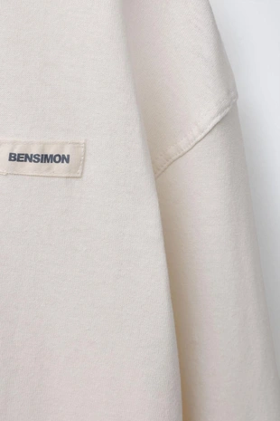 Oyster-white | 5431/739/251 - Zara Футболка с этикеткой BENSIMON ® X ZARA
