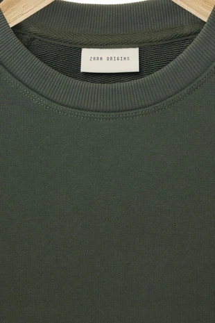 Толстовка свободного кроя с круглым вырезом- Заказать в России