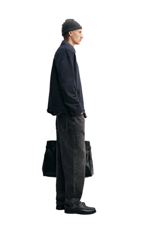 Купить Zara Толстовка с круглым вырезом и неровными краями