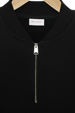 Толстовка с воротником на молнии- Заказать в России