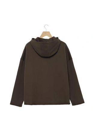 Худи свободного кроя с капюшоном- Заказать в России