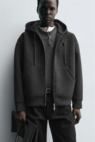 Худи с капюшоном из неопрена- Заказать в России