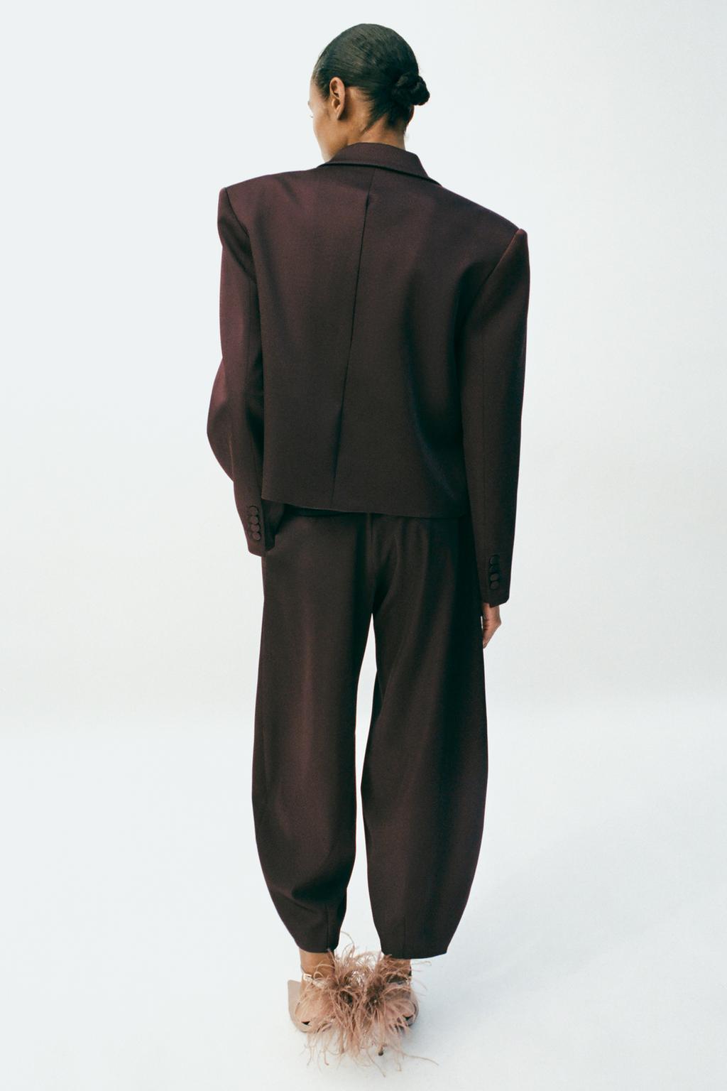 АТЛАСНЫЕ БРЮКИ CARROT FIT