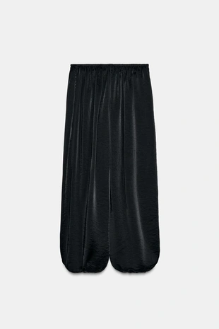 Купить Zara Атласные брюки-шаровары