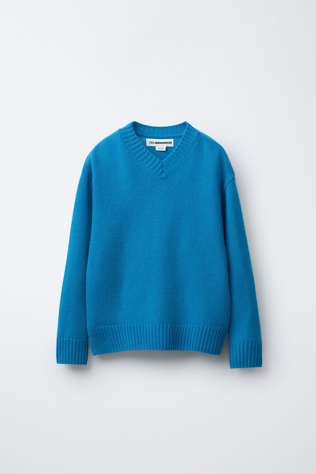 СВИТЕР ИЗ ШЕРСТИ И КАШЕМИРА BENSIMON ® X ZARA