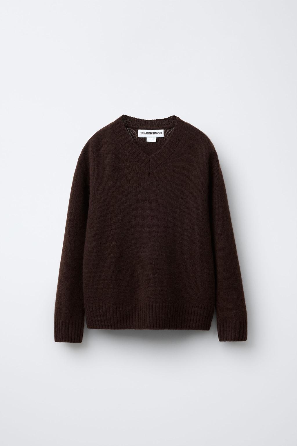 СВИТЕР ИЗ ШЕРСТИ И КАШЕМИРА BENSIMON ® X ZARA